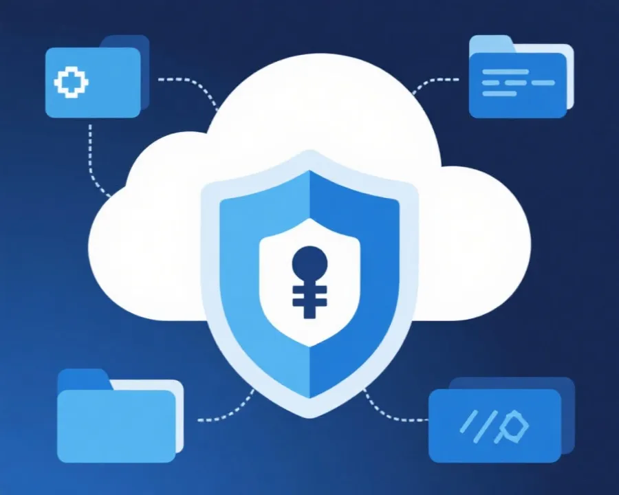 隐私保护与数据最小化示意图